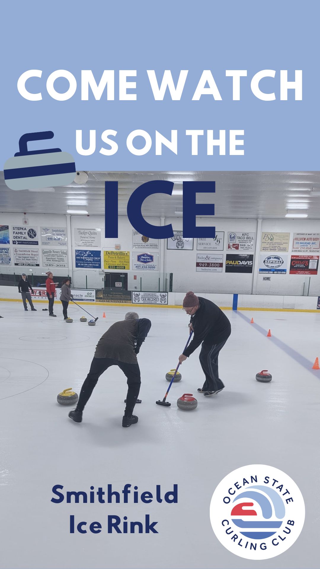 Instagram story watching club on the ice