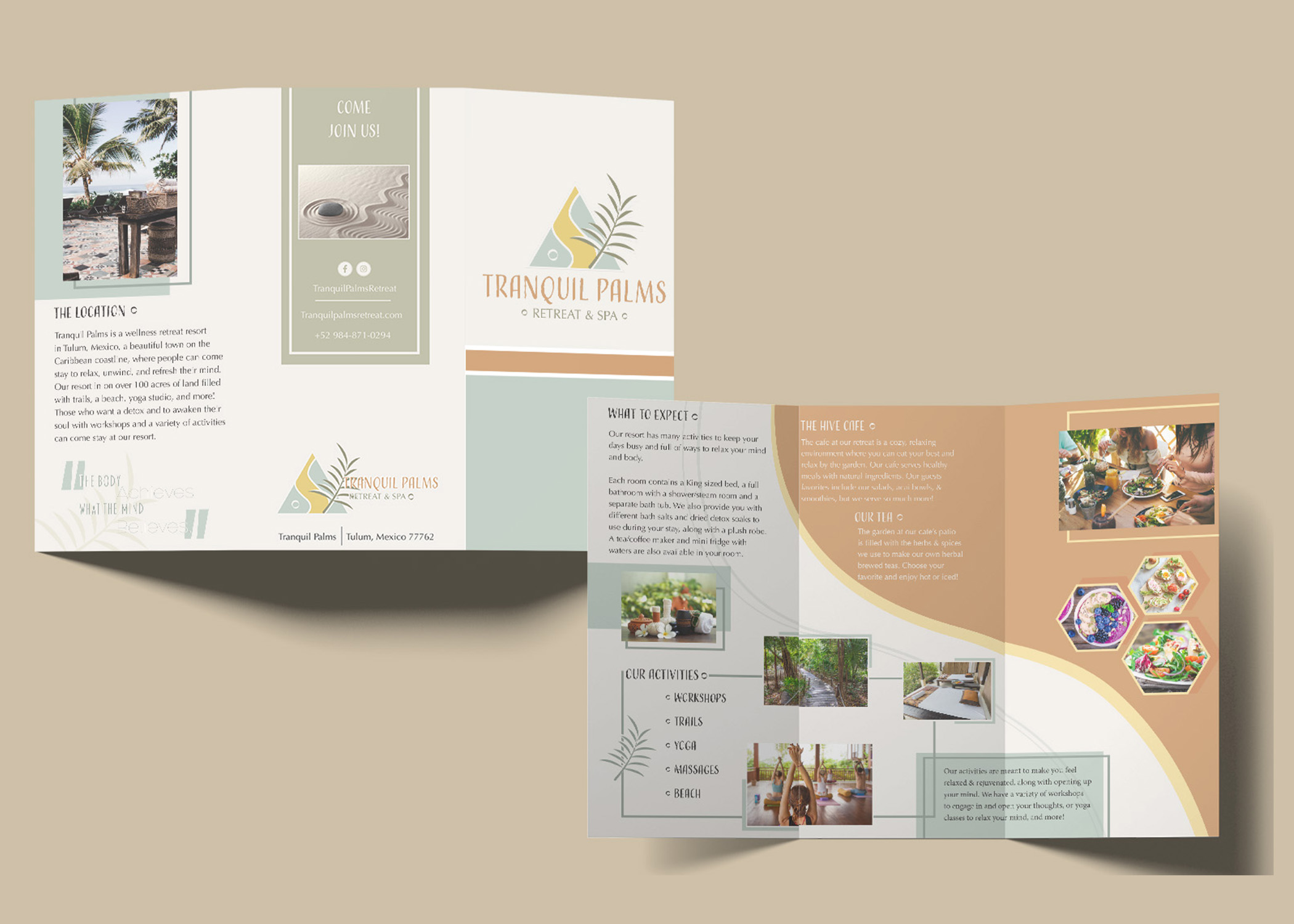 wellness retreat brochure