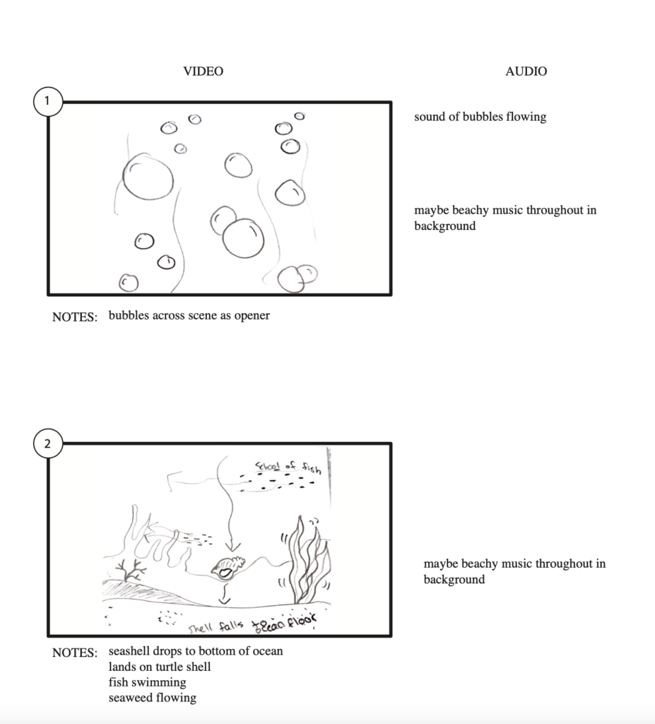 storyboard diorama animation
