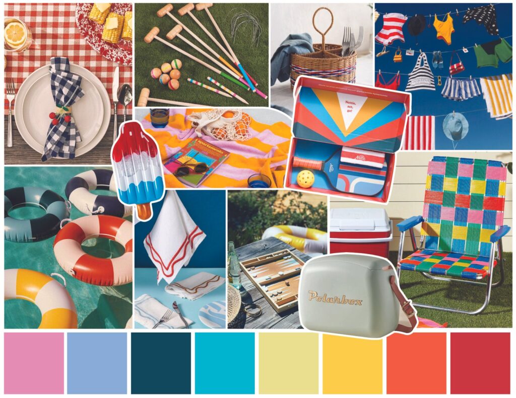 mood board retrovana spring summer packaging trend designs