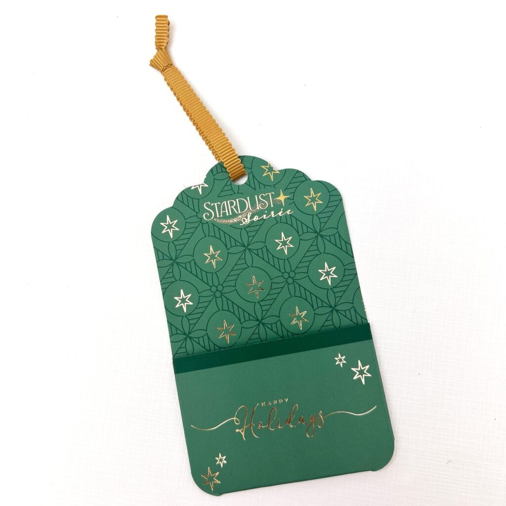 holiday packaging trend gift card tag holder