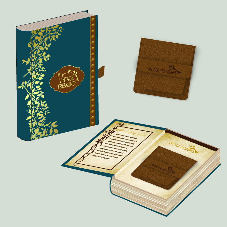 packaging trend design book box with pouch