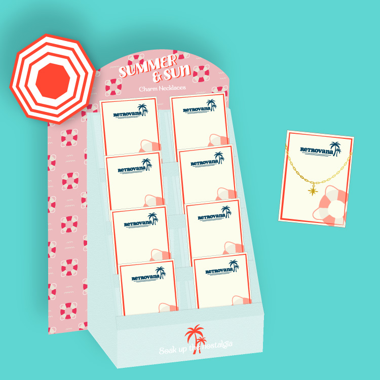 summer packaging trend design PDQ display
