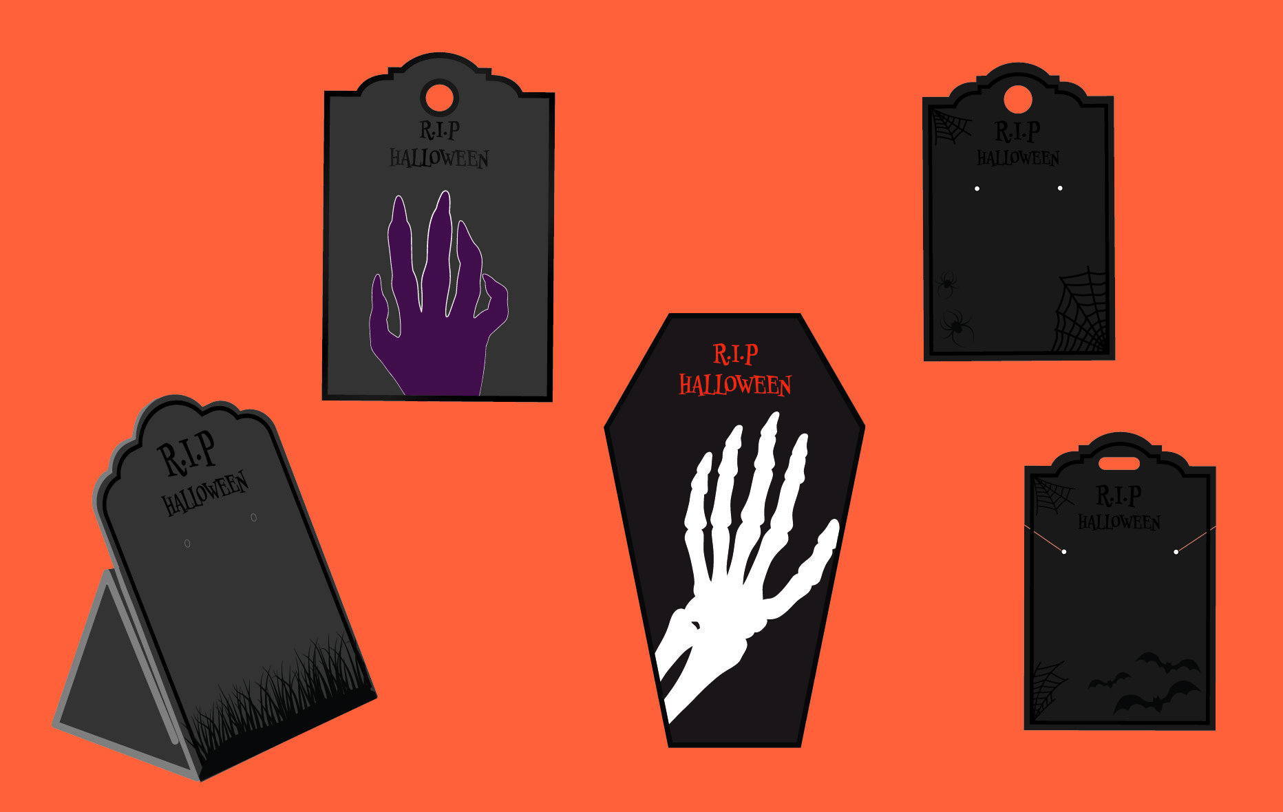 halloween jewelry packaging